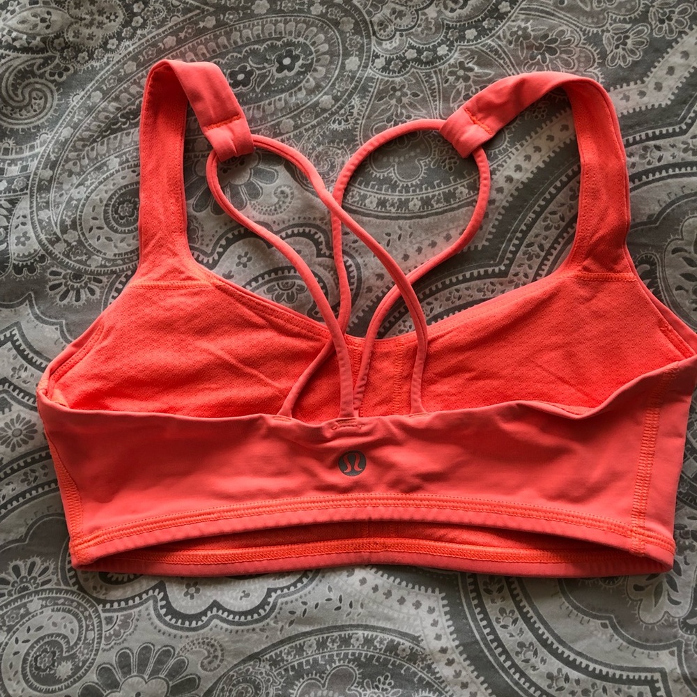 PEACH LULU LEMON SPORTSBRA